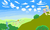 Size: 801x481 | Tagged: safe, artist:shutterflye, derpy hooves, dinky hooves, pegasus, pony, g4, cloud, cloudy, female, imagination, mail, mare, muffin, ponyville, scenery, sky