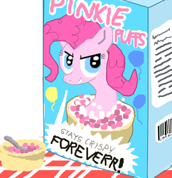 Size: 466x481 | Tagged: safe, artist:shutterflye, pinkie pie, g4, cereal, female, forever, solo