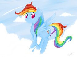 Size: 1600x1195 | Tagged: safe, artist:zoeezoee, rainbow dash, g4, female, solo