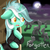 Size: 4000x4000 | Tagged: safe, artist:sintakhra, lyra heartstrings, pony, unicorn, fanfic:background pony, g4, clothes, hoodie, moon, night, ponies wearing black, sad