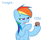 Size: 800x640 | Tagged: safe, artist:scherzo, rainbow dash, g4, female, house, micro, rainbowfreakindash, solo, tonight you