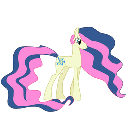 Size: 3200x3200 | Tagged: safe, bon bon, princess celestia, sweetie drops, earth pony, pony, g4, ethereal mane, female, mare, palette swap, recolor, simple background, solo, vector, white background
