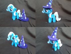 Size: 5120x3840 | Tagged: safe, artist:vulpinedesigns, trixie, pony, unicorn, g4, female, filly, irl, mare, photo, plushie, solo
