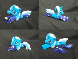 Size: 5120x3840 | Tagged: safe, artist:vulpinedesigns, trixie, pony, unicorn, g4, clothes, female, irl, mare, photo, plushie, socks, solo