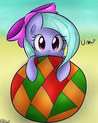 Size: 1200x1497 | Tagged: safe, artist:freefraq, flitter, g4, ball, cute, female, filly, flitterbetes, solo