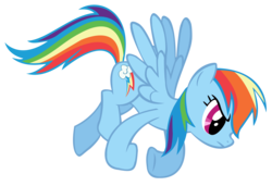 Size: 4000x2741 | Tagged: safe, artist:speedingturtle, rainbow dash, g4, female, simple background, solo, transparent background, vector