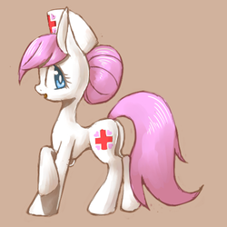 Size: 500x500 | Tagged: safe, artist:30clock, nurse redheart, g4, female, pixiv, solo