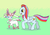 Size: 1024x723 | Tagged: safe, artist:dahtamnay, oc, oc:dolly flash, pegasus, pony, sylveon, crossover, female, mare, pokémon, pokémon x and y