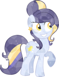 Size: 880x1156 | Tagged: safe, artist:decprincess, oc, oc only, oc:night star, crystal pony, pony, solo