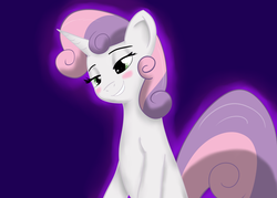 Size: 3500x2500 | Tagged: safe, artist:lordzid, sweetie belle, g4, blushing, female, solo