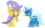 Size: 2928x1816 | Tagged: artist needed, safe, spitfire, trixie, g4, accessory swap, costume swap, wonderbolts uniform