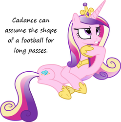 Size: 622x628 | Tagged: safe, princess cadance, g4, american football, epic wife tossing, female, insane pony thread, solo