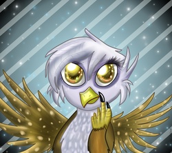 Size: 1234x1095 | Tagged: safe, artist:ladymonotone, gilda, griffon, g4, female, solo