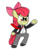 Size: 809x988 | Tagged: safe, artist:daniel-sg, apple bloom, earth pony, pony, g4, bipedal, clothes, female, filly, foal, simple background, solo, suit, transparent background