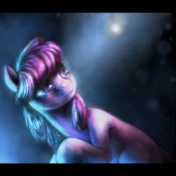 Size: 700x700 | Tagged: safe, artist:ventious, berry punch, berryshine, earth pony, pony, g4, female, letterboxing, mare, solo