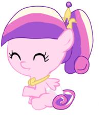 Size: 326x382 | Tagged: safe, artist:madame-clueless, edit, princess cadance, pegasus, pony, g4, baby, baby cadance, baby pony, diaper, female, filly, foal, pegasus cadance, simple background, solo, transparent background, younger