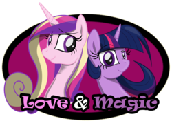 Size: 7000x5000 | Tagged: safe, artist:thebrokencog, princess cadance, twilight sparkle, alicorn, pony, g4, absurd resolution, female, mare, twilight sparkle (alicorn)