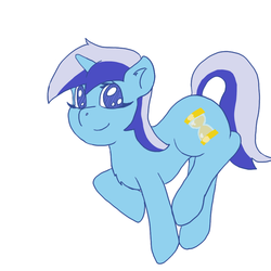 Size: 800x800 | Tagged: safe, artist:horseofpretense, minuette, pony, unicorn, g4, chest fluff, female, solo