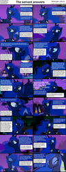 Size: 1282x3304 | Tagged: safe, princess luna, comic:celestia's servant interview, g4, caption, comic, interview, traditional royal canterlot voice