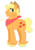 Size: 1228x1753 | Tagged: safe, artist:ordinarydraw, applejack, g4, applejack (male), bandana, rule 63, simple background, solo, straw, unshorn fetlocks