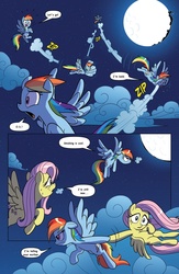 Size: 1040x1600 | Tagged: safe, edit, idw, fluttershy, rainbow dash, g4, spoiler:comic