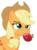 Size: 4486x6000 | Tagged: safe, artist:masem, applejack, earth pony, pony, g4, absurd resolution, apple, appul, drool, face, faic, female, mouth hold, obligatory apple, silly, silly pony, simple background, solo, that pony sure does love apples, transparent background, vector, who's a silly pony