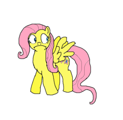 Size: 869x847 | Tagged: safe, artist:sylis1232, fluttershy, pegasus, pony, g4, female, mare, simple background, solo