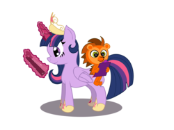 Size: 2592x1936 | Tagged: safe, artist:xrainbowicecreamx, twilight sparkle, alicorn, pony, g4, big crown thingy, crossover, female, littlest pet shop, mare, russell ferguson, simple background, transparent background, twilight sparkle (alicorn)