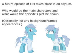 Size: 1024x768 | Tagged: safe, screw loose, earth pony, pony, g4, asylum, female, male, mare, question, rule 63, screwy louie, simple background, stallion, text, transparent background