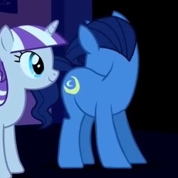 Size: 302x302 | Tagged: safe, screencap, night light, twilight velvet, g4, the cutie mark chronicles, cropped, duo