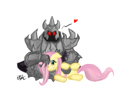 Size: 1024x768 | Tagged: safe, artist:prixt, fluttershy, g4, heart, league of legends, mordekaiser