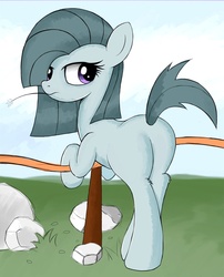 Size: 874x1081 | Tagged: safe, artist:kas92, marble pie, g4, butt, female, filly, hooves, marblebutt, plot, solo