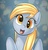 Size: 1211x1252 | Tagged: dead source, safe, artist:skyart301, derpy hooves, pegasus, pony, g4, bust, cute, daaaaaaaaaaaw, derpabetes, female, happy, head tilt, looking at you, mare, portrait, solo