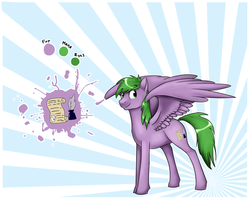 Size: 2501x2001 | Tagged: safe, artist:pechenyuha, spike, g4, male, ponified, solo, species swap