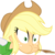 Size: 500x500 | Tagged: safe, artist:serendipony, applejack, equestria girls, g4, my little pony equestria girls, female, simple background, solo, spit, spit take, spitting, transparent background