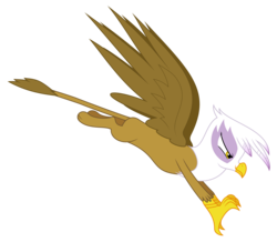Size: 5740x5000 | Tagged: safe, artist:martinnus1, gilda, griffon, g4, absurd resolution, diving, female, simple background, solo, transparent background, vector
