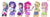 Size: 4606x1600 | Tagged: safe, artist:scobionicle99, applejack, fluttershy, pinkie pie, rainbow dash, rarity, twilight sparkle, equestria girls, g4, clothes, female, simple background, transparent background