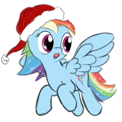 Size: 4000x4000 | Tagged: safe, artist:caumen, rainbow dash, g4, absurd resolution, female, hat, solo