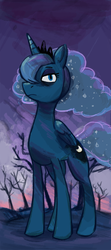 Size: 567x1276 | Tagged: safe, artist:herny, princess luna, g4, female, solo