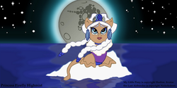 Size: 1024x512 | Tagged: safe, sea pony, avatar the last airbender, ponified, princess yue, solo