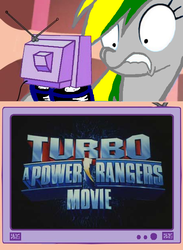 Size: 563x770 | Tagged: safe, oc, oc only, oc:wheely bopper, original species, wheelpone, exploitable meme, meme, power rangers, turbo, turbo: a power rangers movie, tv meme