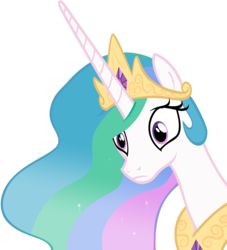 Size: 3633x4000 | Tagged: safe, artist:koeper, princess celestia, pony, g4, female, mare, simple background, solo, transparent background, vector