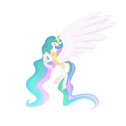 Size: 8000x8000 | Tagged: safe, artist:stabzor, princess celestia, pony, g4, absurd resolution, armor, female, mare, simple background, solo, transparent background, vector