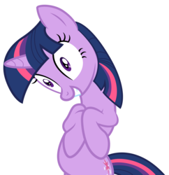 Size: 4800x4950 | Tagged: safe, artist:dharthez, twilight sparkle, pony, a canterlot wedding, g4, absurd resolution, female, mocking, simple background, solo, transparent background, vector