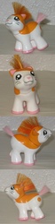 Size: 600x2422 | Tagged: safe, artist:poniesofdooom, pony, g1, customized toy, hamtaro, irl, photo, ponified, solo, toy