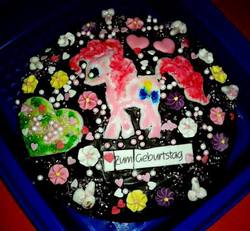 Size: 520x480 | Tagged: safe, pinkie pie, g4, cake, food