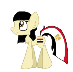 Size: 660x655 | Tagged: safe, artist:pinkielord, egypt, female, mare, nation ponies, solo