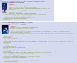 Size: 680x559 | Tagged: safe, nightmare moon, princess luna, g4, /mlp/, 4chan, 4chan screencap, greentext, imaginary friend, text