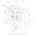 Size: 1163x1209 | Tagged: safe, artist:zev, derpy hooves, princess cadance, trixie, pegasus, pony, derpibooru, g4, female, grayscale, mare, meta, monochrome