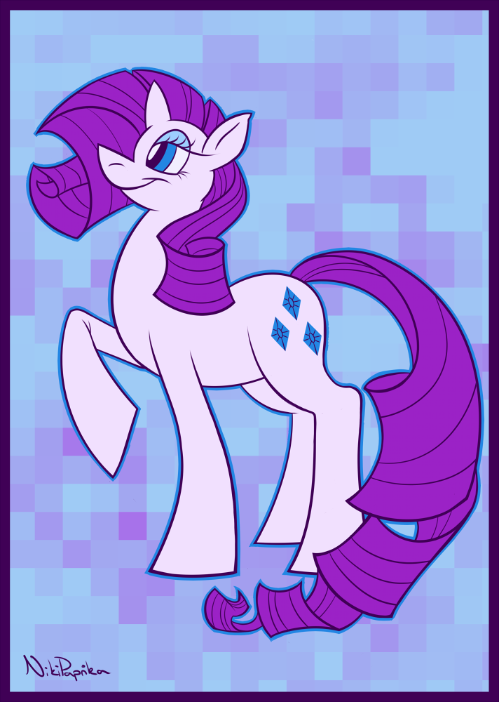 340972 Safe Artistnikipaprika Rarity Female Solo Derpibooru 5248